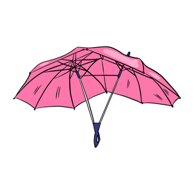 Double Umbrella clipart