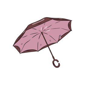 Straight Umbrella clipart