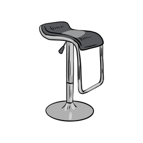 ABS Bar Stool clipart