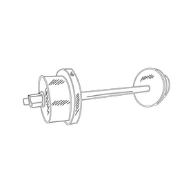 Barbell black and white clipart