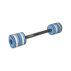Fixed Barbell clipart