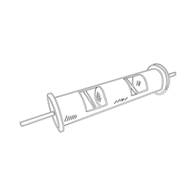 Heavy Barbell black and white clipart