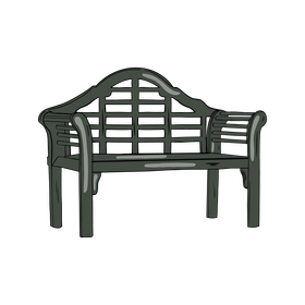 Lutyens Bench clipart