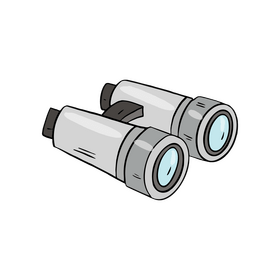 Binoculars clipart
