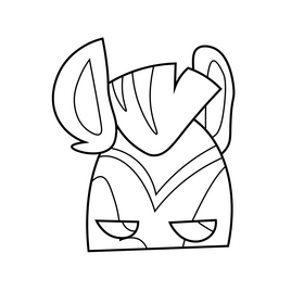 Zebra hide black and white clipart