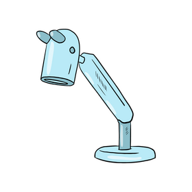 Swing Arm Table Lamp clipart
