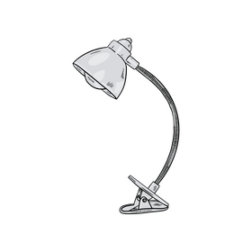 Architect Table Lamp clipart