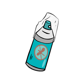 Insect spray clipart