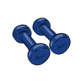 Fixed Dumbbells clipart