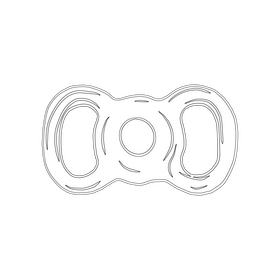 Kettlebell black and white clipart