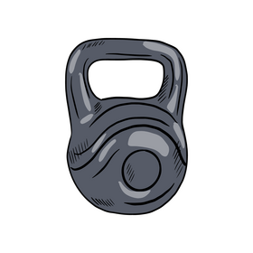 Competition Kettlebell clipart