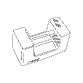 Kettlebell black and white clipart