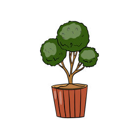 Tree in Pot clipart