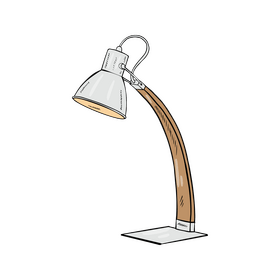 Study Table Lamp clipart