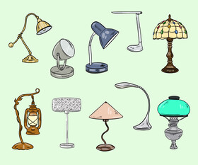 Table Lamps vector