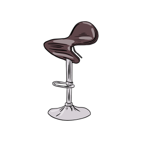 Adjustable Height Dining Chair clipart