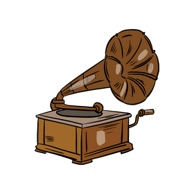 Gramophone clipart