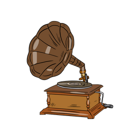 Gramophone clipart