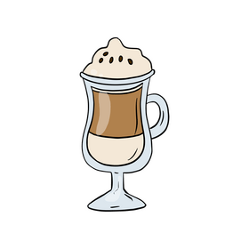 Latte Macchiato Coffee clipart
