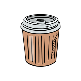 Coffee in Paper Cup clipart