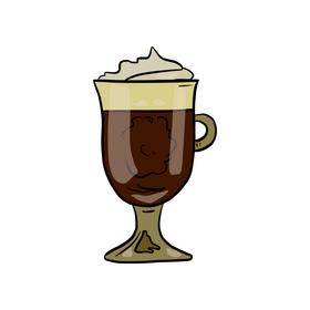 Irish Coffee clipart
