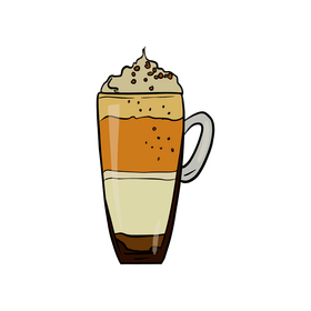 Cappuccino clipart
