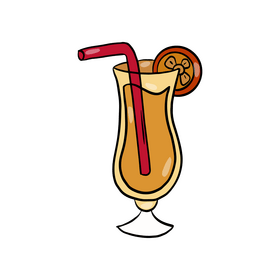 Orange Cocktail clipart