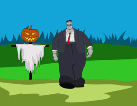 Frankenstein Hotel Transylvania vector