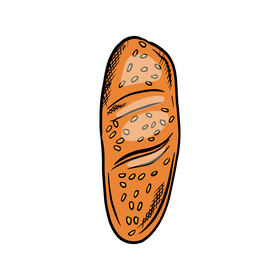 French Bread clipart