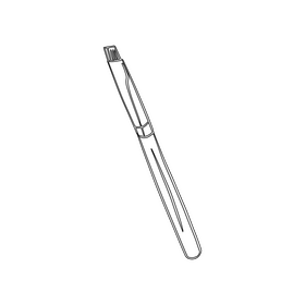 Makeup Brush black and white clipart