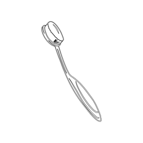 Toothbrush black and white clipart