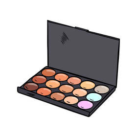 Eyeshadow Palette clipart