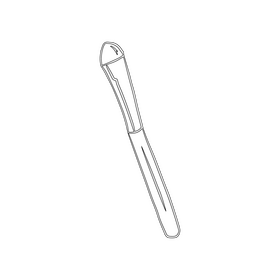 Makeup Brush black and white clipart