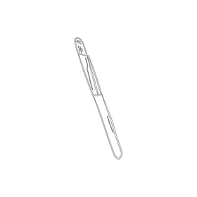 Cosmetic Brush black and white clipart