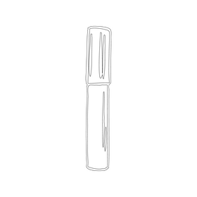 Lipstick black and white clipart