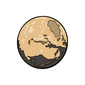 Mars planet clipart