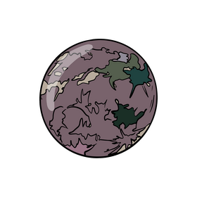 Ganymede, satellite of Jupiter clipart