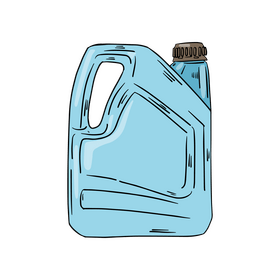 Plastic canister clipart