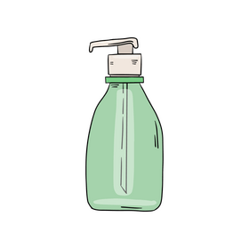 Spray bottle clipart