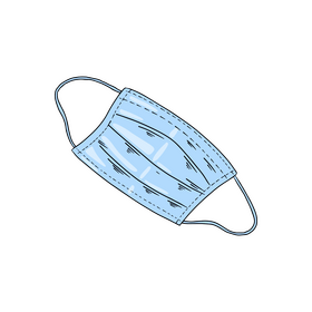Face mask clipart