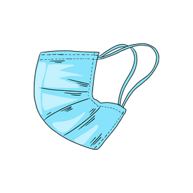 Face mask clipart