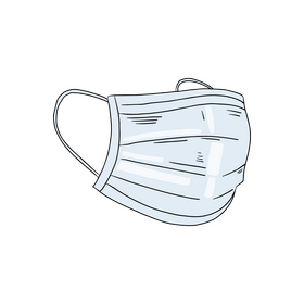 Face mask clipart