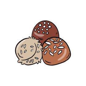 Chocolate biscuits clipart