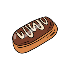 Eclair cookies clipart