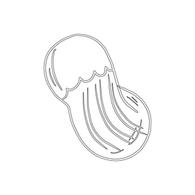 Cookies black and white clipart