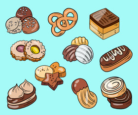 Cookies vector