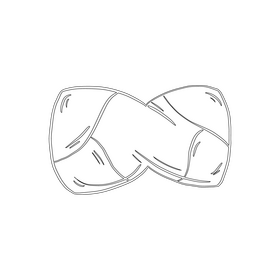 Biscuits black and white clipart