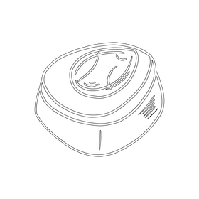 Chocolate with nuts black and white clipart