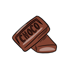 Milk chocolate clipart