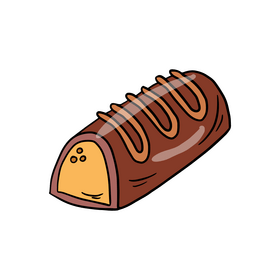 Long chocolate candy clipart